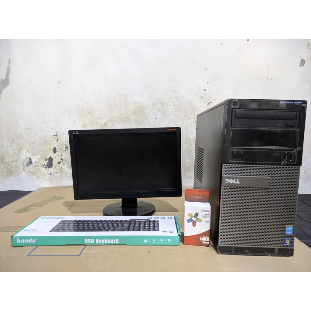 KOMPUTER BUILTUP FULLSET PC+LCD+KEYBOARD+MOUSE CORE i3,i5,i7 RAM 4GB HDD &amp; SSD