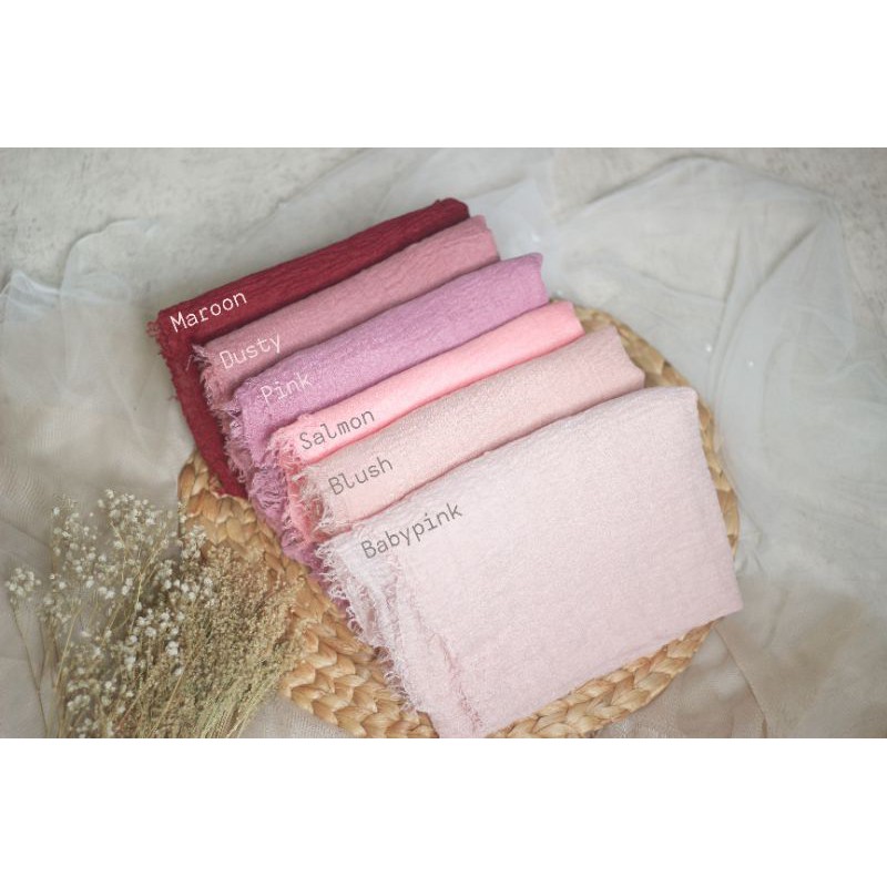 Pashmina Crinckle 85rb get 4pcs 