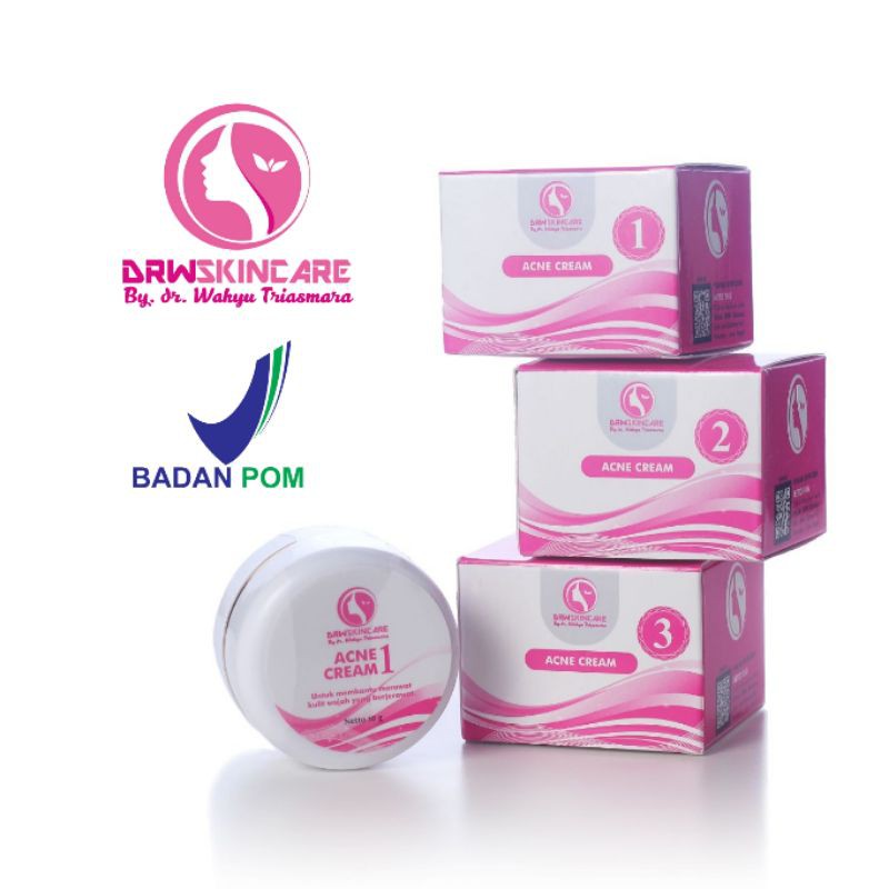 DRW SKINCARE ACNE CREAM / KRIM MALAM ORIGINAL/ DISTRIBUTOR RESMI