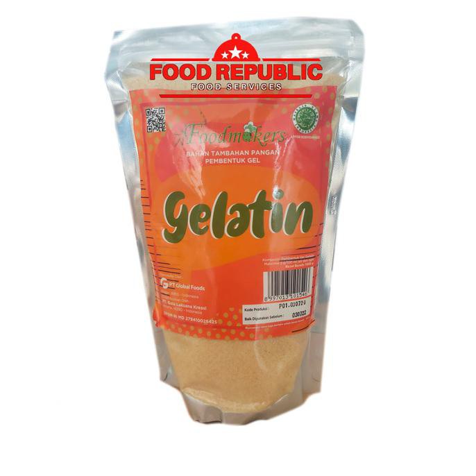 

(BISA COD) GELATINE BUBUK 1 KG HALAL - GELATIN POWDER - GELITA IMPORT PREMIUM