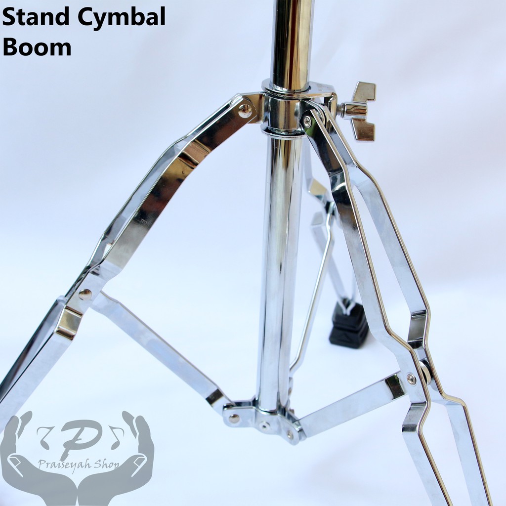 Stand Cymbal Boom Drum Ride Dual Fungsi