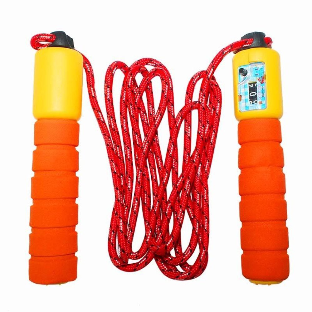 Tali Lompat Skipping Jump Rope Robe Skiping With Counter - Warna Random