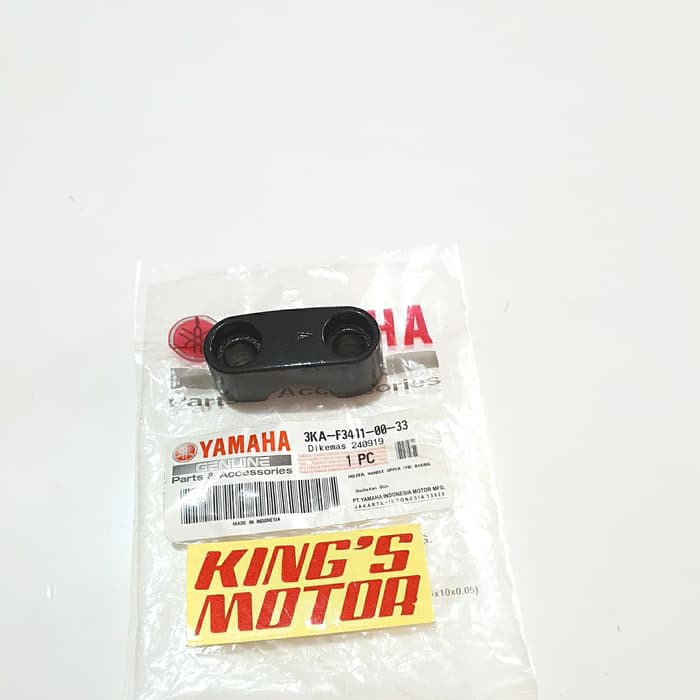 KLEMAN STANG RX KING, VIXION, SCORPIO HITAM (3KA-33) ASLI YAMAHA