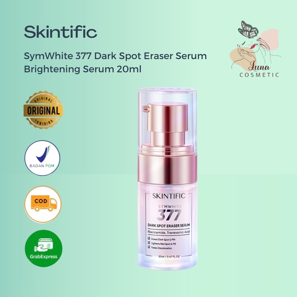 SKINTIFIC SymWhite 377 Dark Spot Eraser Serum Brightening Serum 20ml [BPOM]