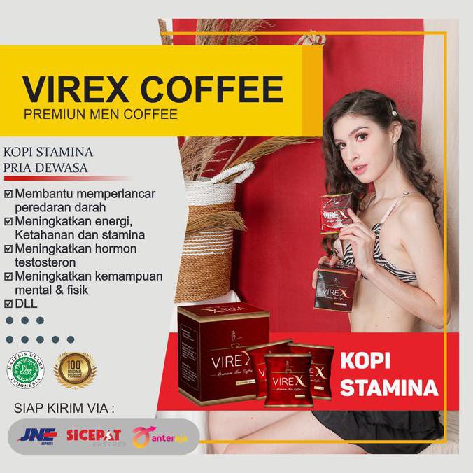 PROMO VIREX COFFEE KOPI STAMINA VITALITAS PRIA KUAT TAHAN LAMA PERKASA