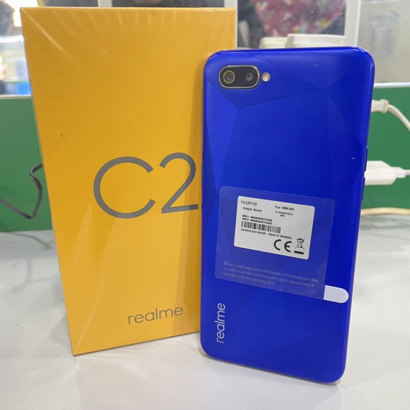 realme c2 ram 2gb internal 32gb second bekas pakai