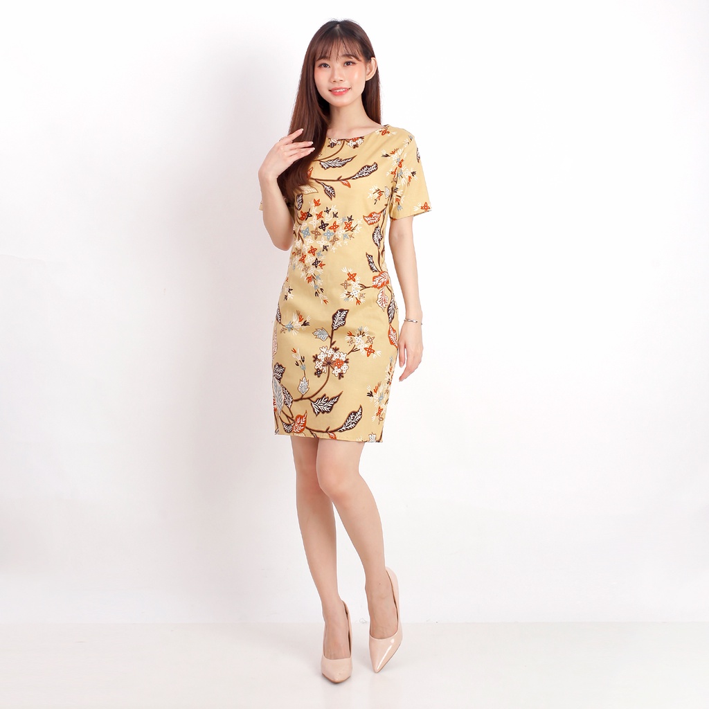 Baju Batik Wanita - Ceongsam Batik Wanita 038 MVP-Cream