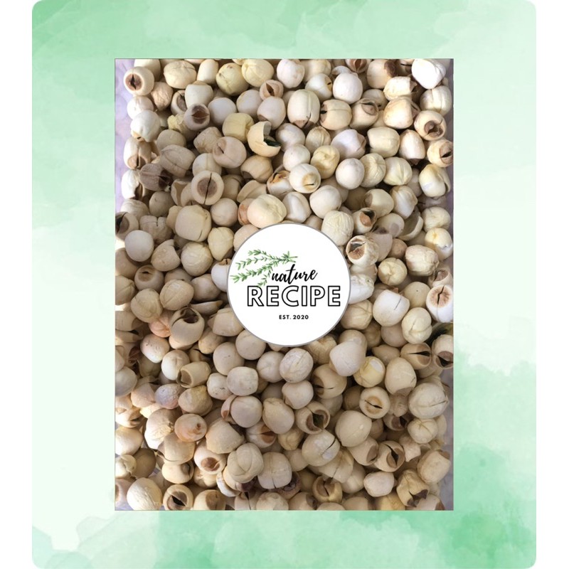 

BIJI TERATAI / LIAN CI / LIEN CI / LIAN ZHI / LOTUS SEED 100GRAM