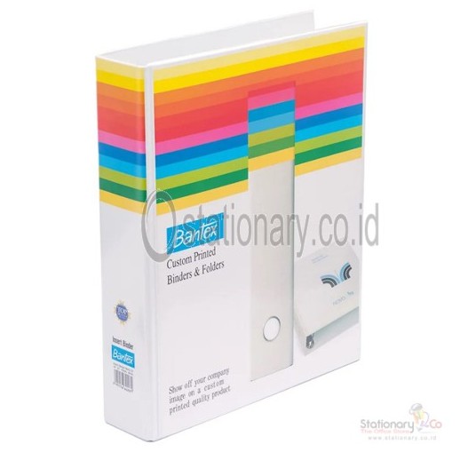 

Bantex Insert Ring Binder 3 Ring 40mm A4 White #8642 07