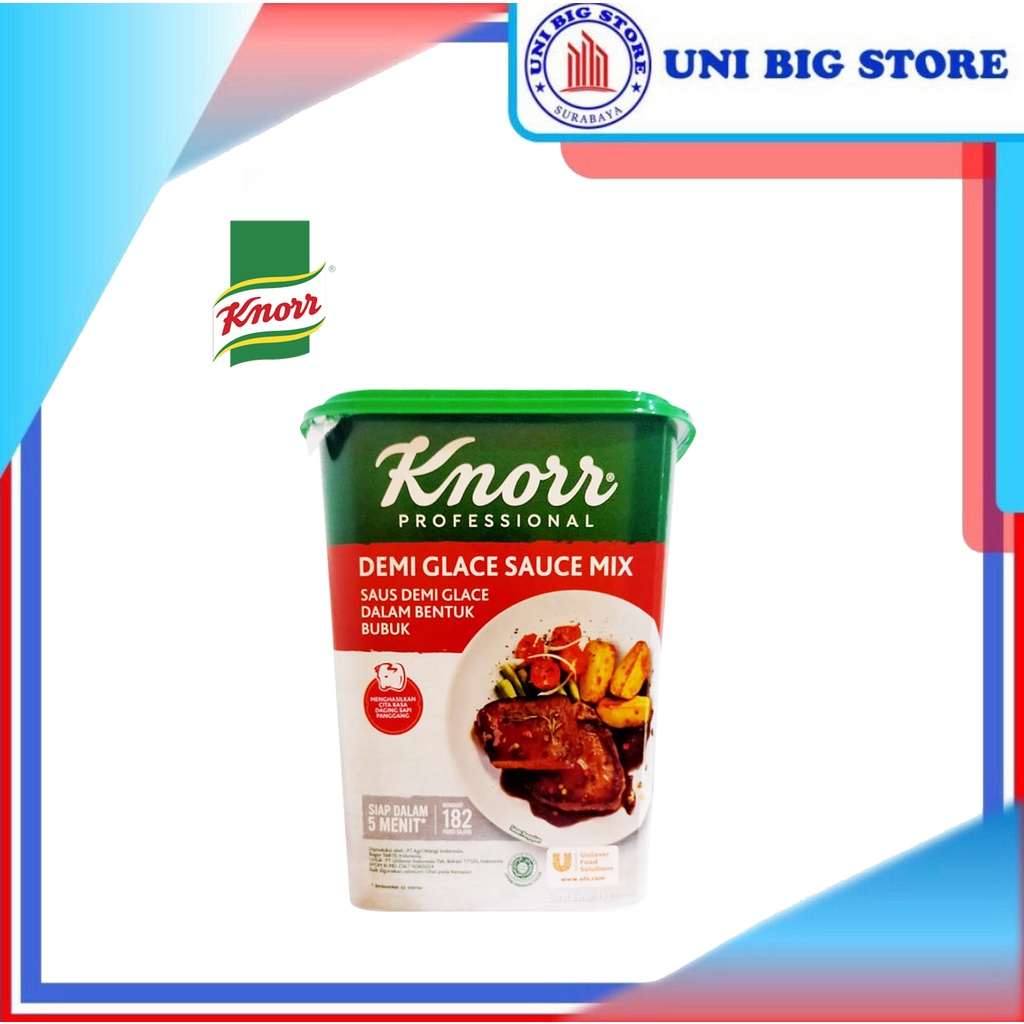 Jual KNORR Demi Glace Brown Sauce Mix 1 Kg Saus Demiglace | Shopee ...