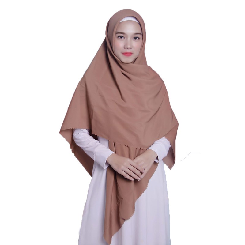 Segiempat Wolfis 150 x 150/ Jilbab Wolpeach/ Segi empat Jumbo Laser Cut