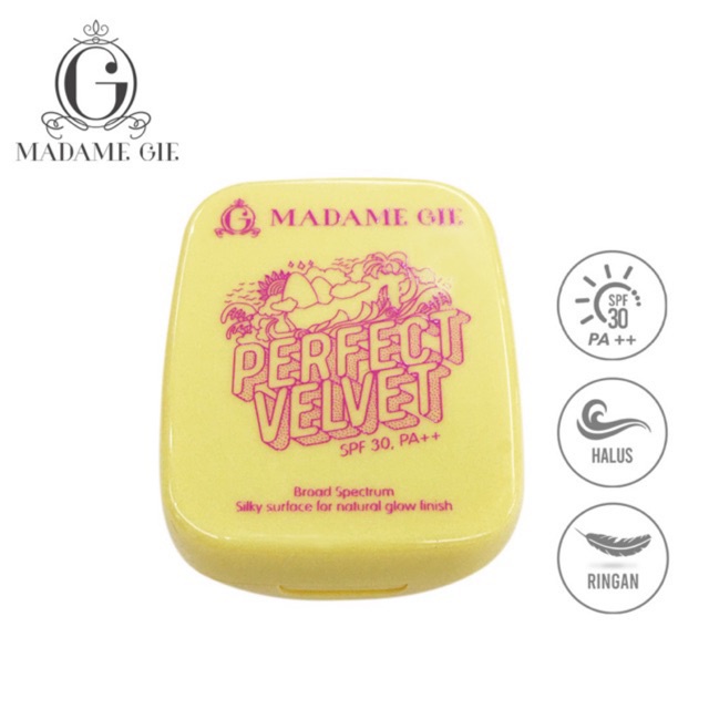 Madame Gie Perfect Velvet SPF 30 PA++ Bedak padat