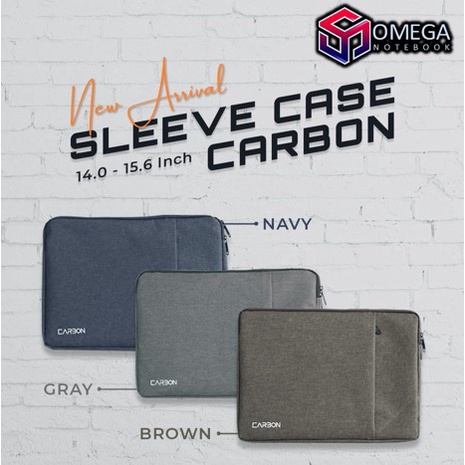 Laptop Sleeve Case Softcase Carbon 13-16 Inci Kuat dan Tahan Air Best Price