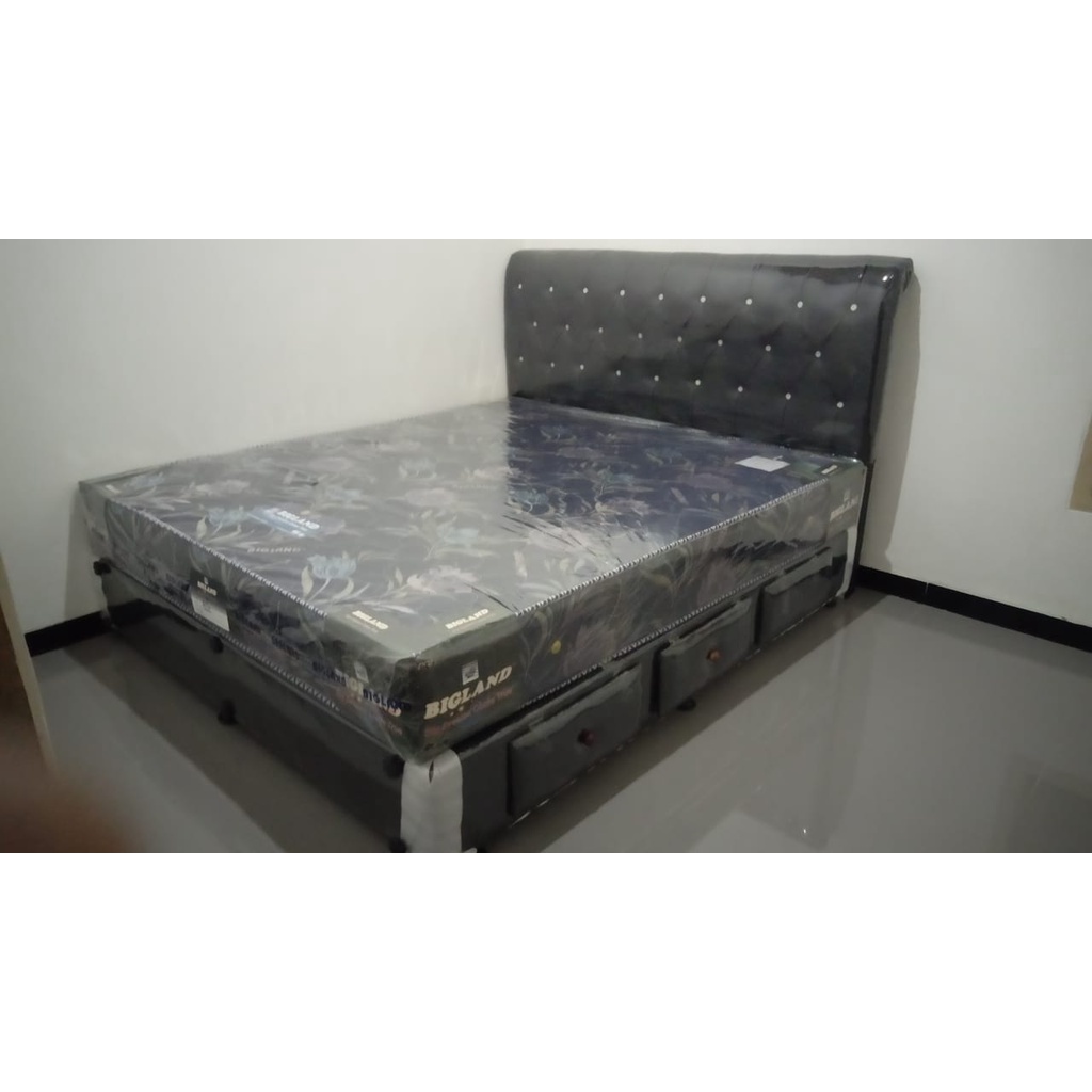 SPRINGBED FULL SET BIGLAND SANDARAN SOFA LACI 3