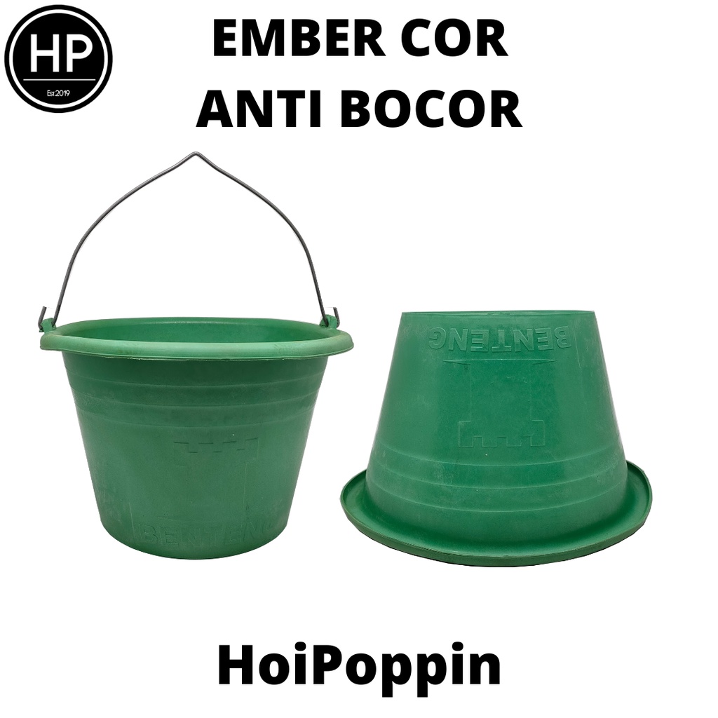 HPP - Ember Cor Anti Pecah - Ember  Plastick - Ember Plastick  Bangunan (Hijau)