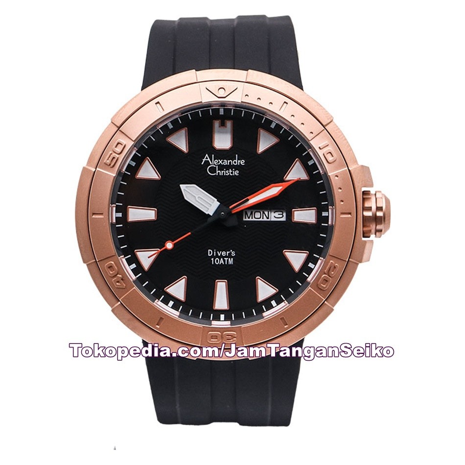 Jam Tangan Pria Alexandre Christie AC 6427 ME RRGBA Original Stainless