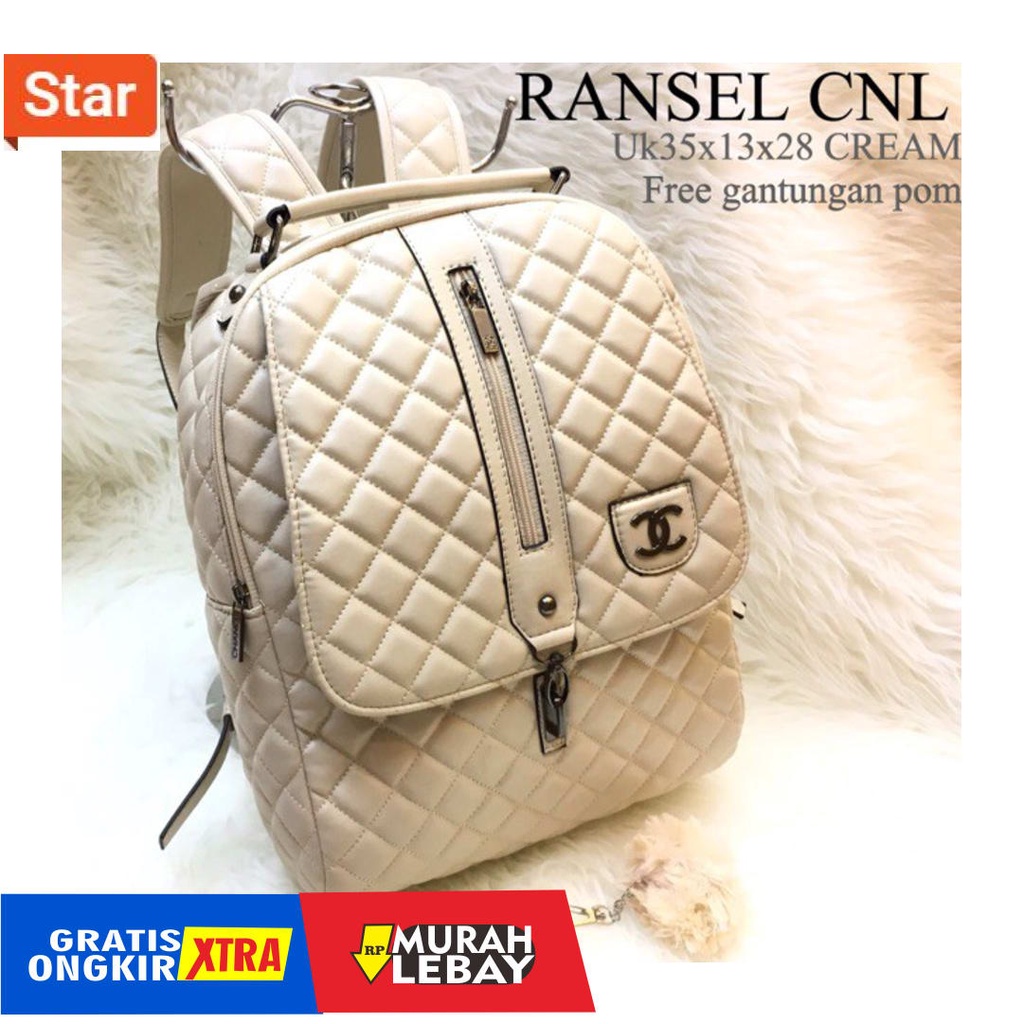 model tas wanita terbaru 2021- Diskon Tas Cnl Premium, tas Randel chanel, tas Ransel Cnl import