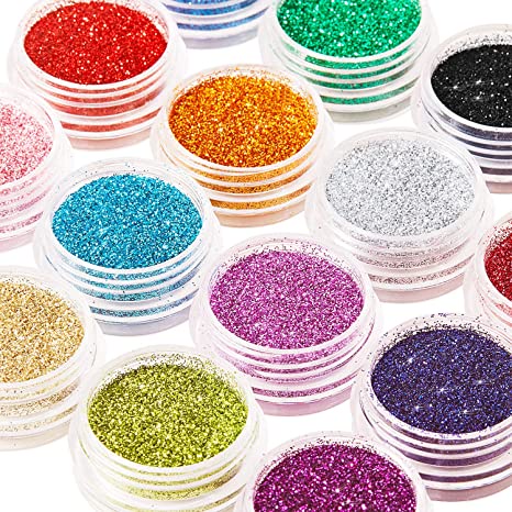 Bubuk Glitter / Serbuk Glitter Aneka Warna / Sebuk Metalik