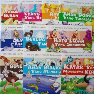 Buku Cerita Anak Bergambar Seri Dongeng Bilingual 2 Bahasa Full Colour