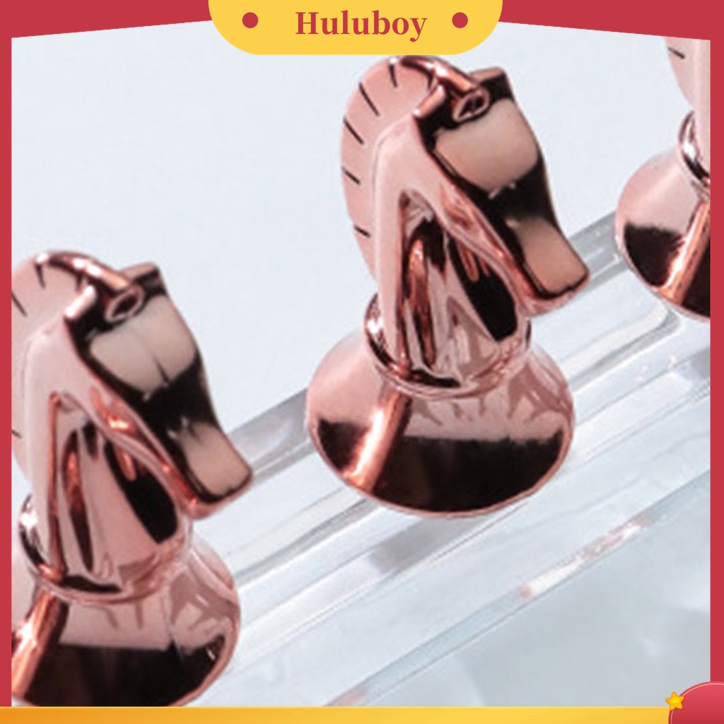 Huluboy Huluboy♡ Stand Holder Display Kuku Palsu Bahan Metal Untuk Latihan Manicure