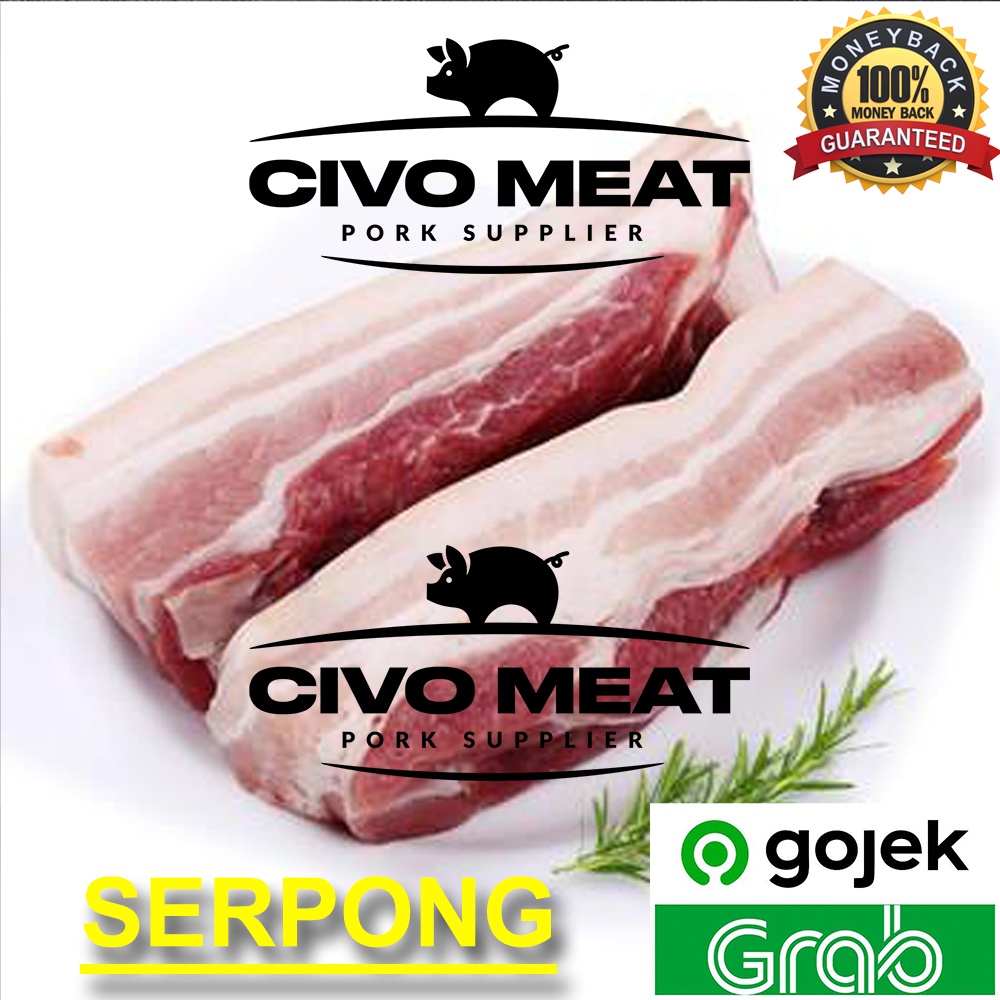 

Samcan Babi / Pork Belly mentah 500g