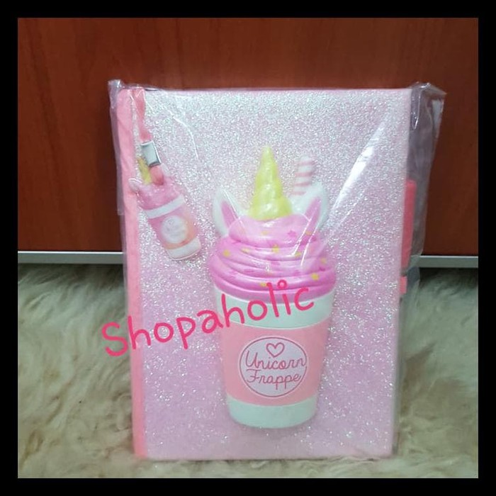 

nn Buku diari diary Justice Original Unicorn squishy ice cream BERMUTU