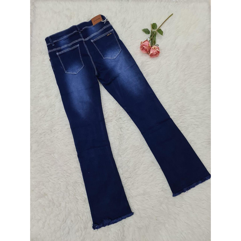 Realpict Celana Panjang Jeans Wanita Cutbray Rawis 31-34 Bisa Bayar Ditempat(COD)