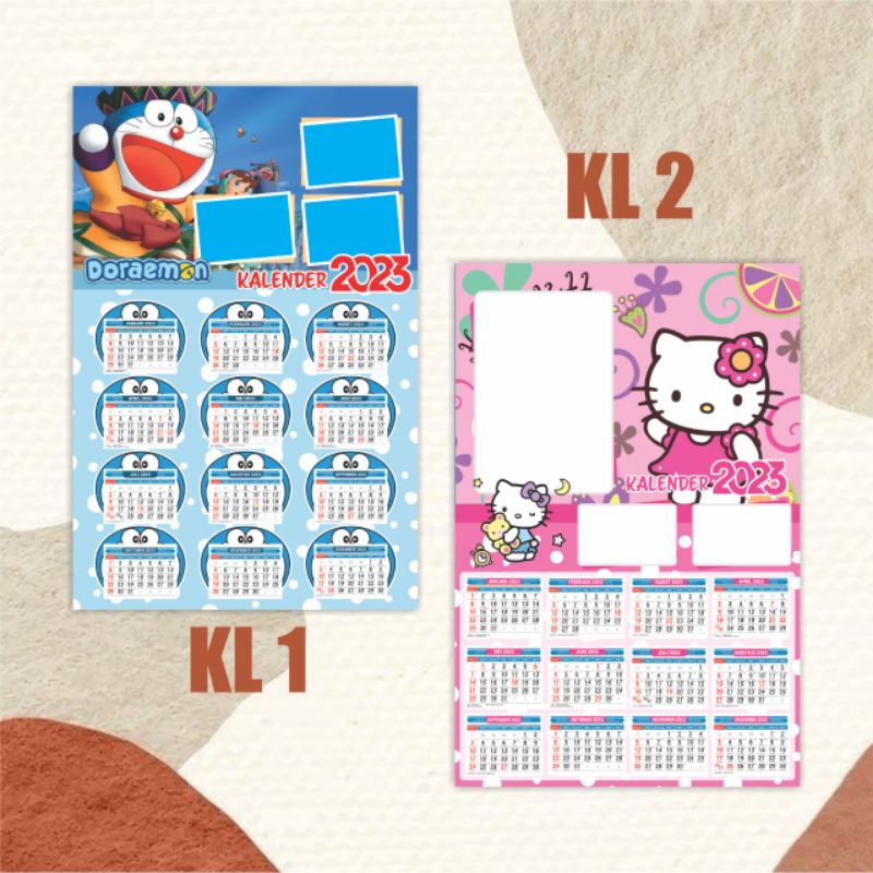 

kalender 2023 custom ukuran 31*47cm