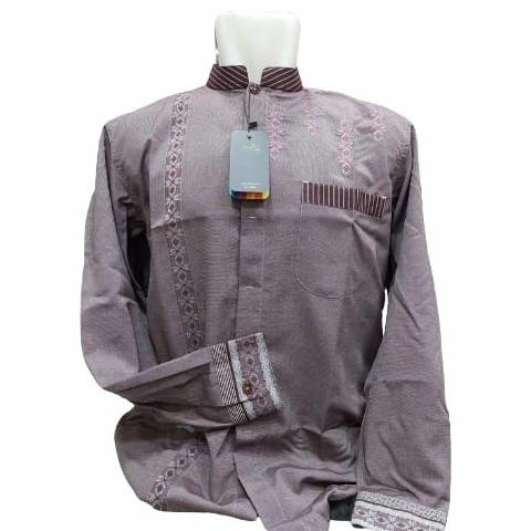 BAJU KOKO AL MIA WARNA TANGAN MANSET KOKO ALMIA LENGAN PANJANG MANSET DFFV3251454