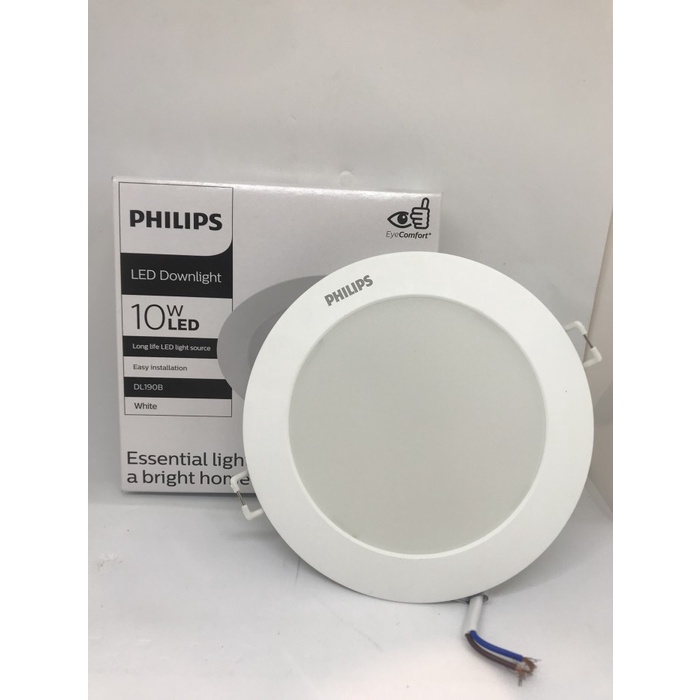 Downlight LED PHILIPS ERIDANI 10W 5inch 10 Watt D125 DL190B pengganti 59262 7.5W