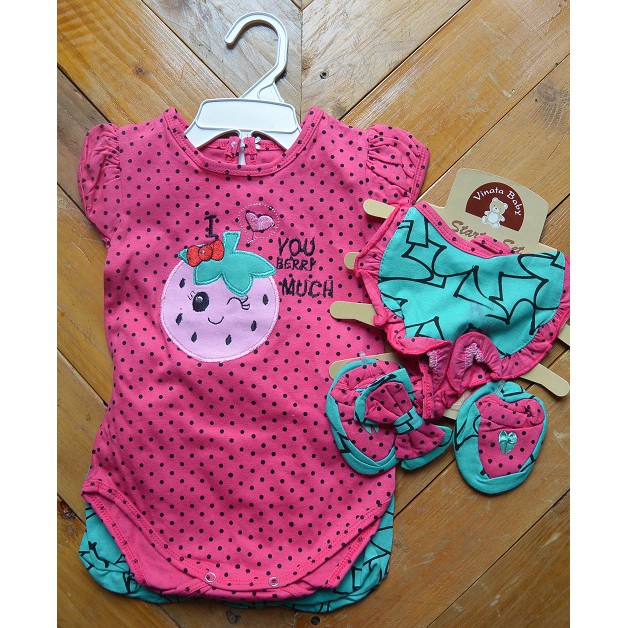JUMPER BABY NEWBORN - Jumpsuit Bayi Baby Baru Lahir / Pakaian Baju 1 Set / Jumpsuit Rok Balon