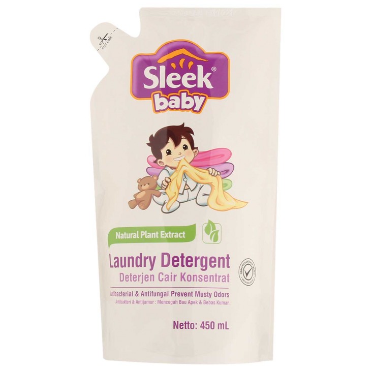 Sleek Detergent Laundry bayi 900ml