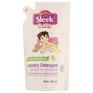 Sleek Baby  Laundry Detergent Sabun  Cuci  Baju  Reffil 450 ml 