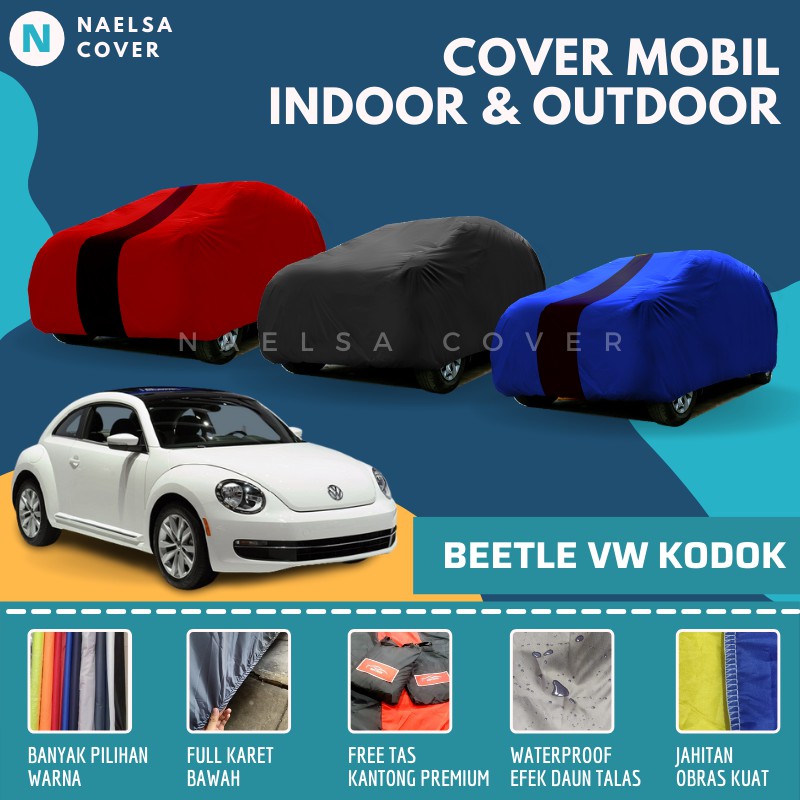 Sarung Mobil Volkswagen Beetle Vw Kodok Cover Penutup Mantel Mobil Volkswagen Beetle Vw Kodok