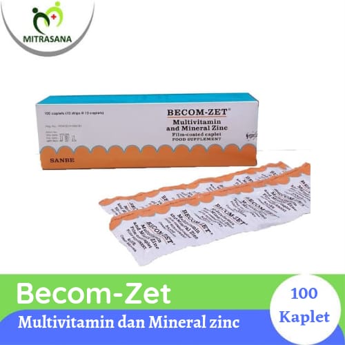 Becom Zet 1 Box Isi 100 Tablet