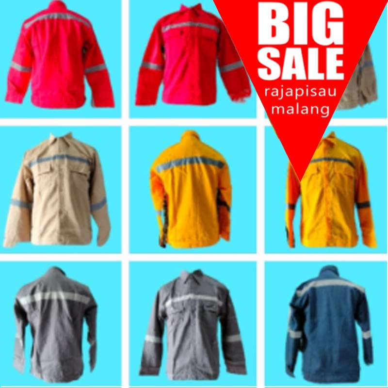 BAJU SAFETY KATELPAK WERPAK KEMEJA SERAGAM SAFETY KERJA TEHNIK LAPANGAN BAJU SAFETY LENGAN PANJANG BAJU SAFETY K3 BAJU SAFETY PROYEK BAJU SAFETY TAMBANG BAJU SAFETY KEREN BAJU SAFETY WELDER BAJU SAFETY MEKANIK