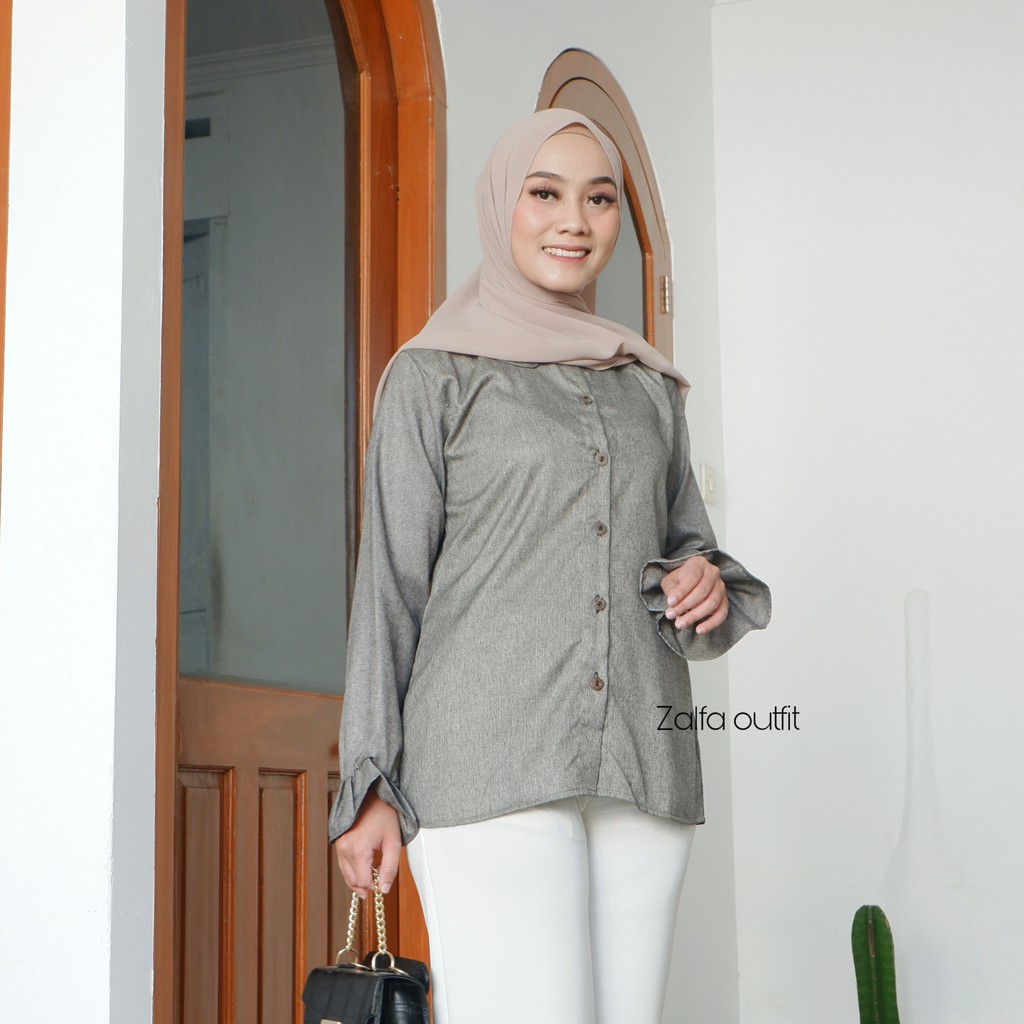 BLOUSE MEDINA by ZALFA OUTFIT / blouse wanita murah / blouse kekinian-6