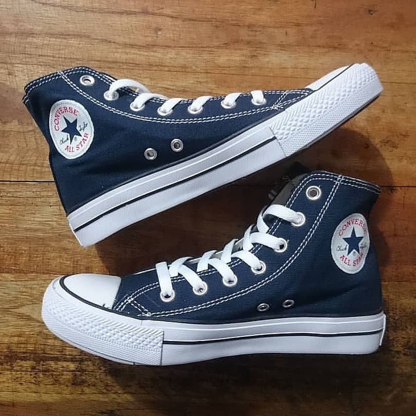 Sepatu Converse Classic Allstar Import Vietnam Black White Sneakers Kado Hadiah Cewek Cowok Murah