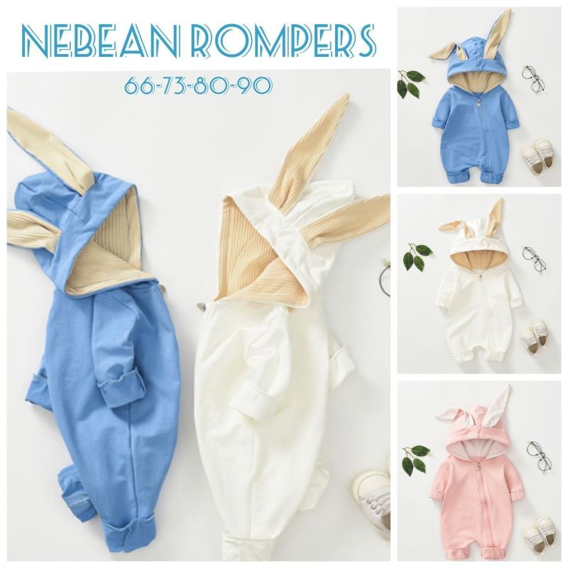 Romper bayi lucu, baju bayi rabbit, nebean, baby romper import