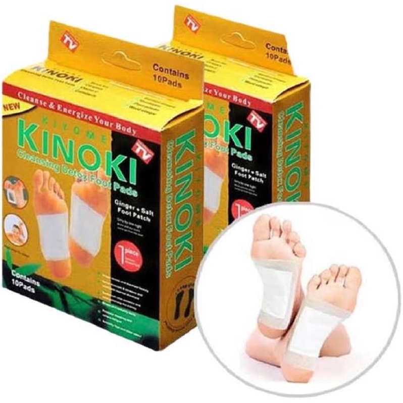 Kinoki Gold Detox Kaki 1 box isi 10 Koyo Penyerap Racun