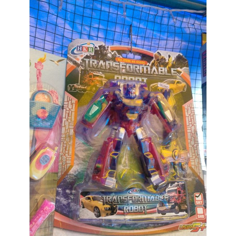 mainan robot change