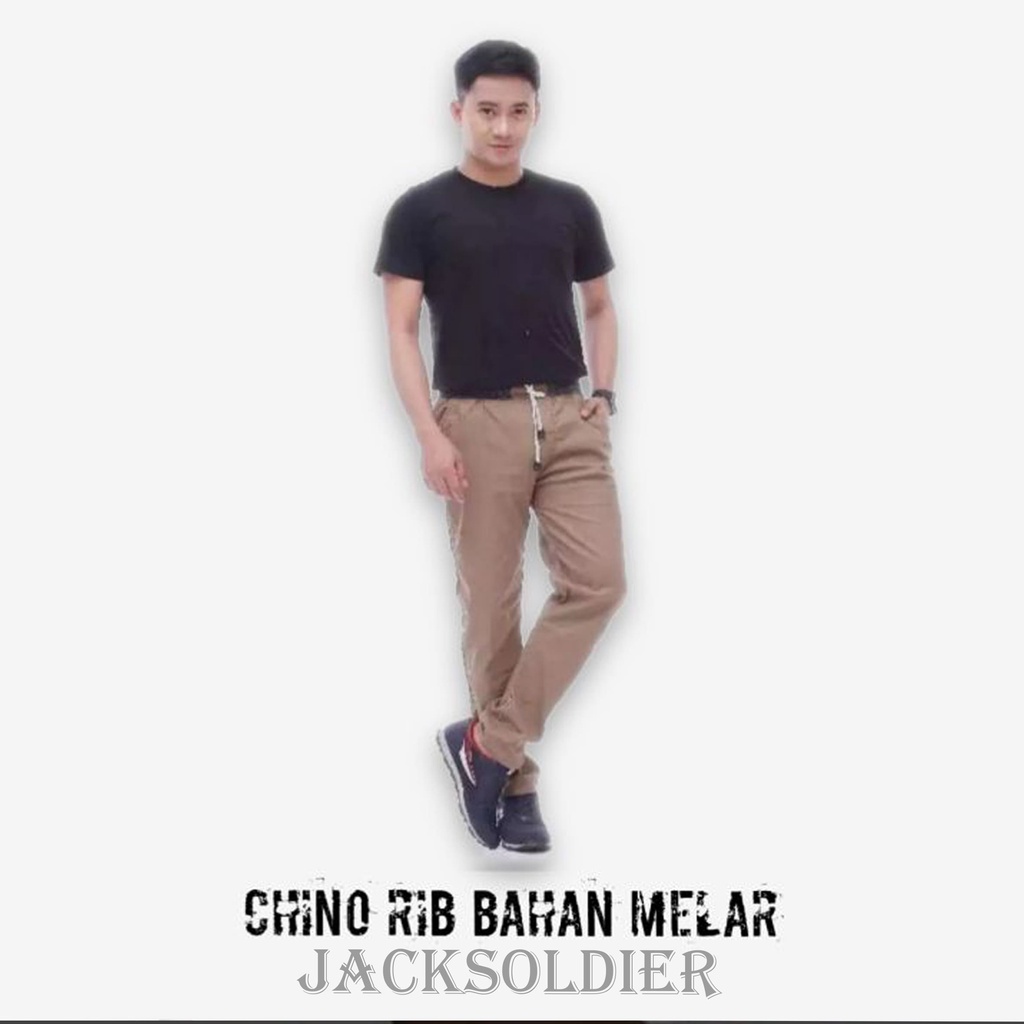 TERMURAH CELANA PANJANG PRIA CHINO CINO RIP RIB PANJANG KOLOR BAHAN KATUN STRETCH MELAR POLOS