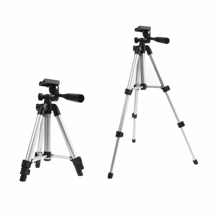 Tripod 3110 + Holder U Universal Hp Tripod Kamera Camera Tripod Action - Perak