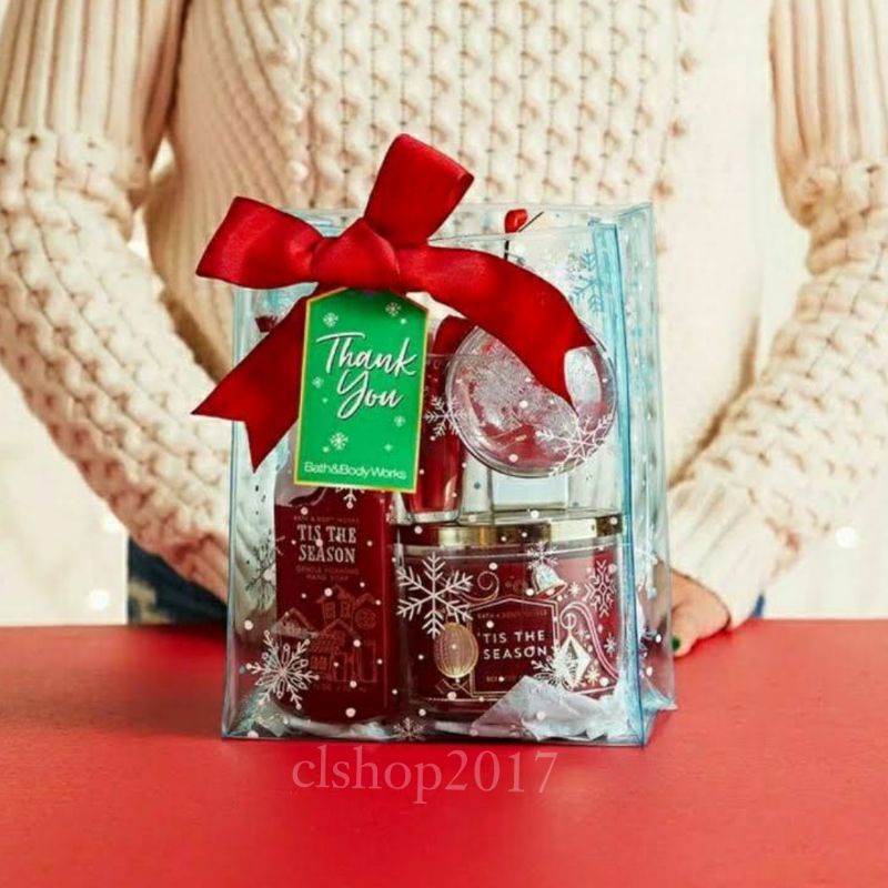 [ GIFT BAG ONLY ] BATH &amp; BODY WORKS BBW GIFT COSMETIC COSMETICS BAGS MIX HAPPY BIRTHDAY POP! FIZZ! CLICK! BLUE SNOWFLAKES RED STRIPED STRIPES LINE SILVER TEAL GLITTER BLACK &amp; RED BUFFALO CHECK RED IRIDESCENT MERRY EVERYTHING