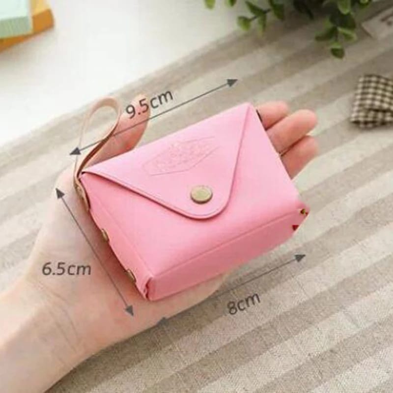 Dompet Koin Kancing Kemasan Mika Import / Dompet Mini Penyimpanan Receh Headset Kunci Muat DiKantong