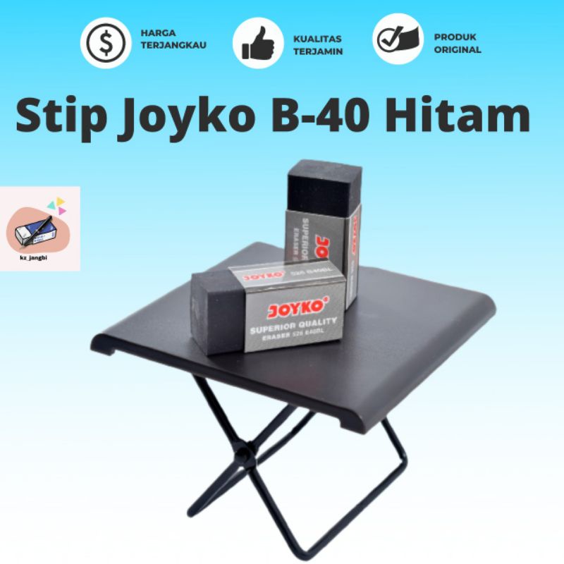 

Stip Setip Eraser Penghapus Joyko 526-B40BL Hitam