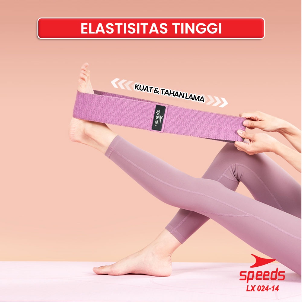 SPEEDS Hip Bands Hip Resistance Loop Bands Squat Alat Olahraga Gym Fitness Tali Yoga Elastis 024-14-6