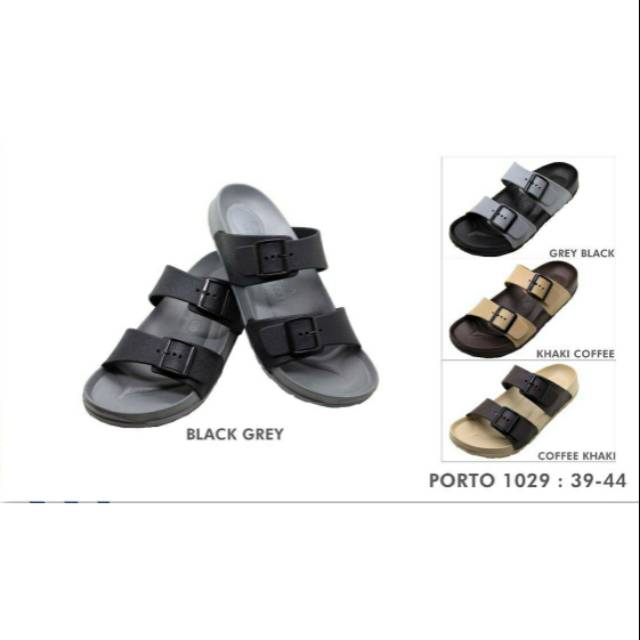 Sandal Pria Casual Twin Gesper Porto Adesa GO-1029  || Gracia OS