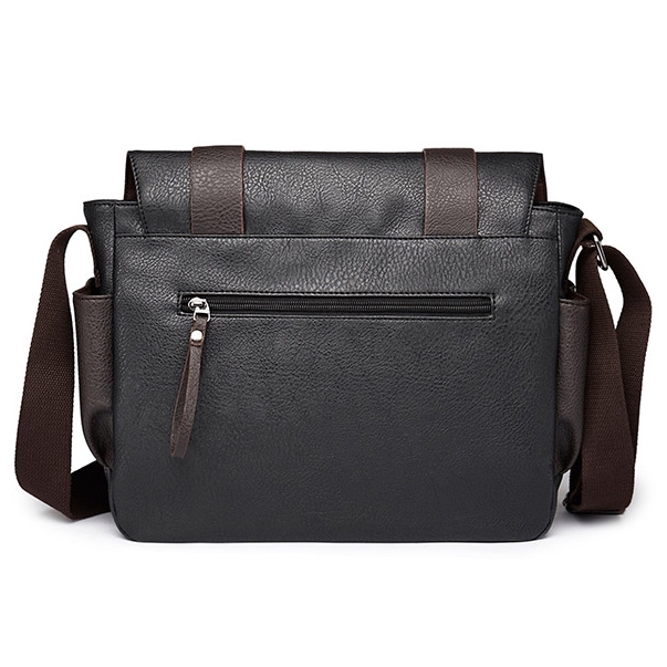 ETONWEAG Tas Selempang Pria Bahan Kulit Leather Messenger Bag