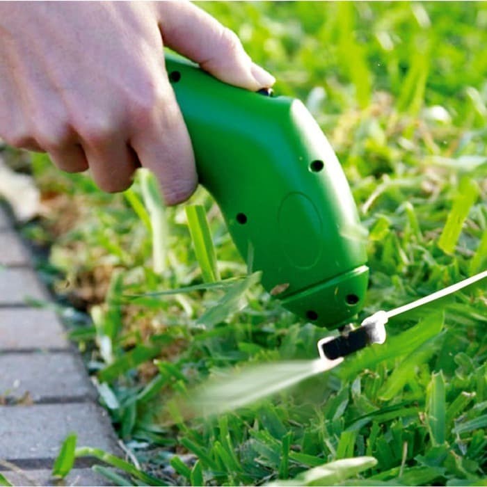 Alat Potong Rumput taman weed Cordles portable garden Trimmer ties